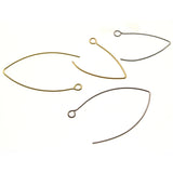 50pcs Stainless Steel Earring Hooks DIY Jewelry Making Accessories 30mm 40mm