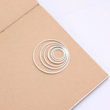 50pcs Gold/White K Rings for Earrings DIY Circle Pendant Jewelry Making