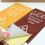 50pcs Rectangle Label Sea Sticker Fragile Handle with Care Thank You Package