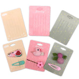 50pcs Hair Clip Display Cards Hair Bow Packaging Card Paper Cards