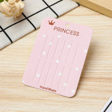 50pcs Hair Clip Display Cards Hair Bow Packaging Card Paper Cards
