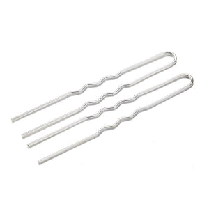 50pcs Blank Alloy Hair Grips for Jewelry Making Wedding Bride Hair Sticks