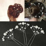 50pcs Blank Alloy Hair Grips for Jewelry Making Wedding Bride Hair Sticks