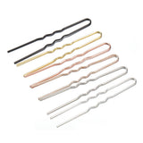 50pcs Hair Sticks U shape Hair Pins Needles Setting Accessories for Women