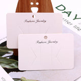 50pcs Hair Pin Packaging Cards 6.5*10cm - Jewelry Display Cardboard Holder