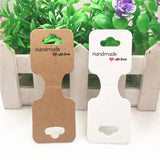 50pcs Hand Chain&Necklace Paper Cardboard With Love Bracelet Cards