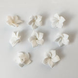 50pcs Ceramic Flower Porcelain Hair Accessories for DIY Jewelry Making