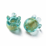 50pcs Lampwork Jellyfish Beads for DIY Women Jewelry Making