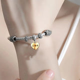 50pcs Heart Shape Pendant Charms Alloy Love Bead Charms DIY Art Jewelry Making