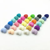 50pcs Silicone Beads Pacifier Clip for Baby Teether Toys