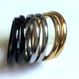 50pcs 2mm Stainless Steel Wedding Ring Men Women