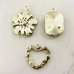 50pcs High Quality Earrings Charms Alloy Decoration Accessories