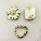 50pcs High Quality Earrings Charms Alloy Decoration Accessories