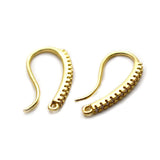50pcs High Plating Earring Making Hooks Rhinestone Crystal DIY Findings