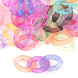 50pcs High-gloss Transparent Chain Beads Jewelry Making DIY Bracelet Necklace