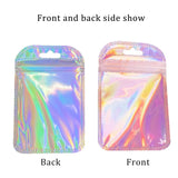 50pcs Iridescent Self Sealing Ziplock Bags Jewelry Retail Packaging Pouches