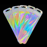 50pcs Iridescent Ziplock Bag for Jewelry Display