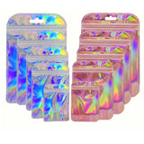 50pcs Iridescent Ziplock Bag for Jewelry Display