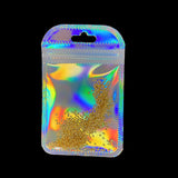 50pcs Iridescent Ziplock Bag for Jewelry Display