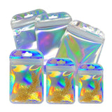 50pcs Iridescent Ziplock Bag for Jewelry Display