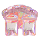 50pcs Iridescent Ziplock Bag for Jewelry Display