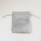 50pcs Silver/Gold Velvet Bag Drawstring Jewelry Pouch 7x9 9x12 10x15cm