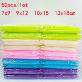 50pcs Organza Gift Bags Wedding Party Pouch Jewelry Packaging