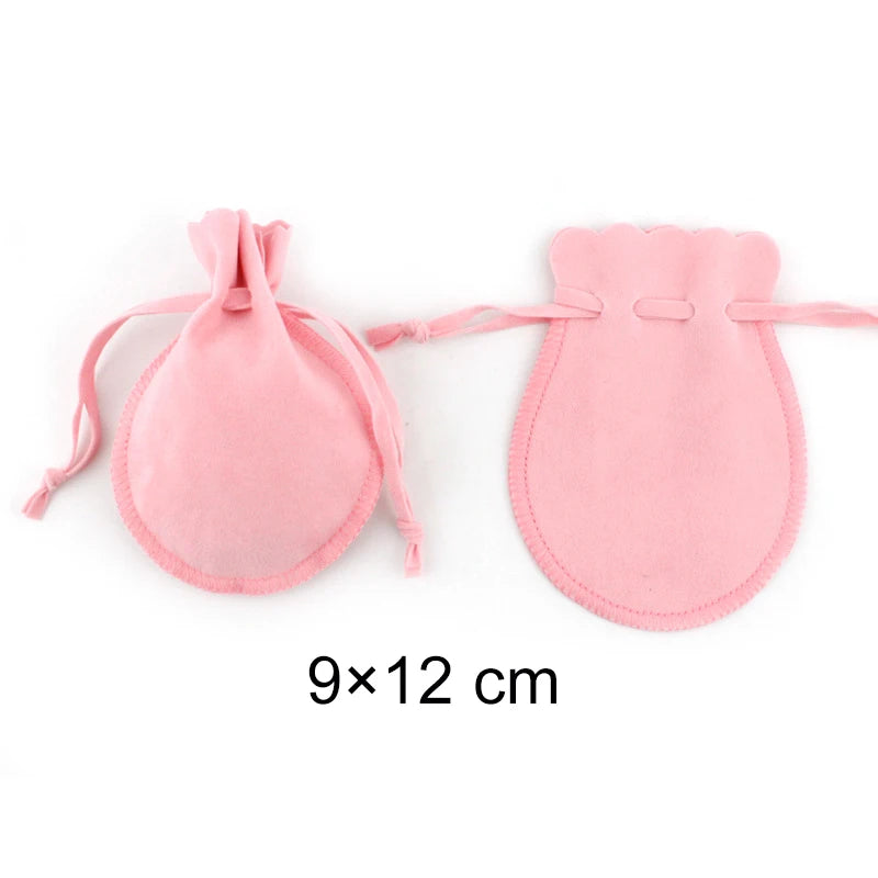 50pcs Velvet Gift Bags for Jewelry Packaging Wedding with Candy Bag