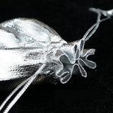 50pcs Foil Cloth Drawstring Jewelry Gift Bags for DIY Wedding Party