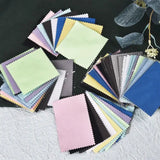 50pcs Silver Jewelry Polishing Cloth Soft Clean Wiping Tool