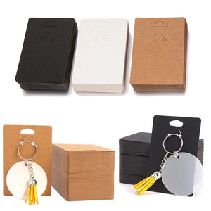 Keychain Display Card Bag for Jewelry Accessories Organizer