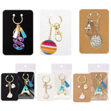 50pcs Keychain Display Cards Holder Self-Sealing Bags Small Business Packaging