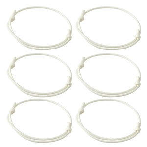 50pcs Mixed Polyester Rope Adjustable Lucky Couple Bracelet DIY Jewelry Making