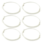 50pcs Mixed Polyester Rope Adjustable Lucky Couple Bracelet DIY Jewelry Making