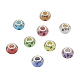 50pcs Dog Paw Prints Mixed Acrylic European Beads for Jewelry Making