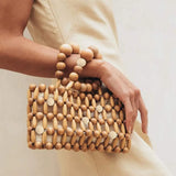 50pcs Large Hole Unfinished Wood Beads 25mm Round Spacer Bead DIY Jewelry Making