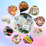 50pcs Laser Holographic Thank You Label Greeting Card for Gifts Shop Packaging