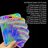 50pcs Iridescent Zip lock Bag for Jewelry Packaging