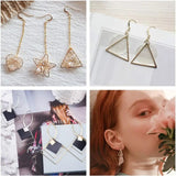 50pcs Leaf Shape Open Bezel Charm Blank Frame Hollow Pendant