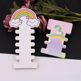 50pcs Long Paper Card Slots Cardboard Holder for Jewelry Hairwear Packaging
