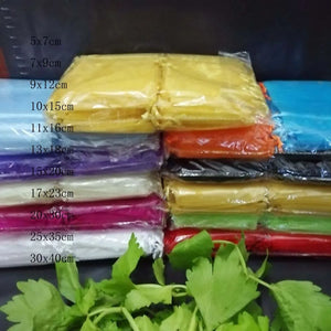 50pcs 10x15 11x16 13x18 15x20cm Organza Gift Bags Drawstring Jewelry Bags
