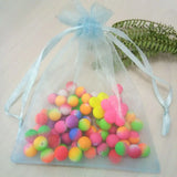 50pcs 10x15 11x16 13x18 15x20cm Organza Gift Bags Drawstring Jewelry Bags