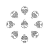 50pcs Antique Silver Plated Tree Of Life Charms Pendants