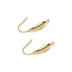 50pcs 316 Stainless Steel Earring Hooks DIY Jewelry Making Clasp 20mm