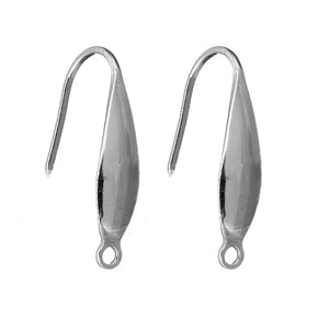 50pcs 316 Stainless Steel Earring Hooks DIY Jewelry Making Clasp 20mm