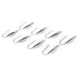 50pcs 316 Stainless Steel Earring Hooks DIY Jewelry Making Clasp 20mm