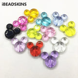 50pcs/Lot 37x33mm Minnie Head Acrylic Beads for Chunky Jewelry Necklace