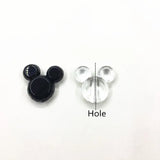 50pcs/Lot 37x33mm Minnie Head Acrylic Beads for Chunky Jewelry Necklace