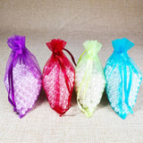 50pcs Organza Bags Jewelry Packaging Wedding Party Drawable