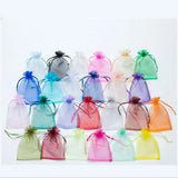50pcs Organza Bag Jewelry Packaging Drawable Gift Bags